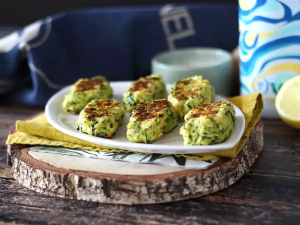 Recept Sült cukkini húsgombócok