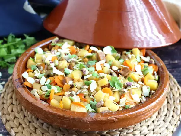 Recept Vegetáriánus tagine (főzze velünk a seitánt!)