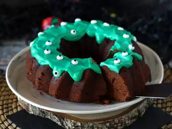 Recept Halloween bundt torta, az ínycsiklandó csokoládé bundt torta