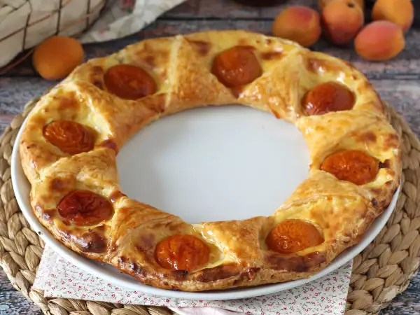 Recept Tarte oranaise - leveles tészta, puding és sárgabarack