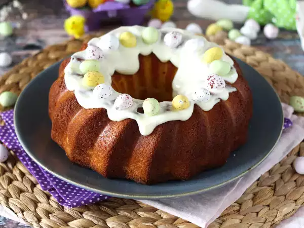 Recept Húsvéti bundt torta citrommal és fehér csokoládéval