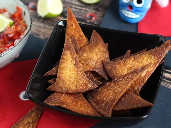 Recept Boszorkánysapkák - tortilla chipsek