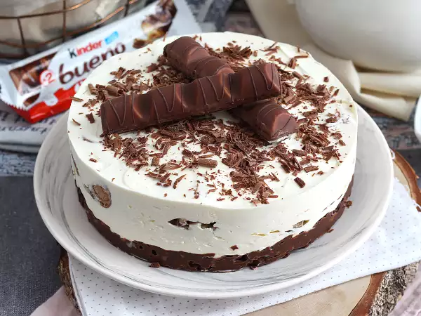 Recept Mesés sütés nélküli kinder bueno sajttorta