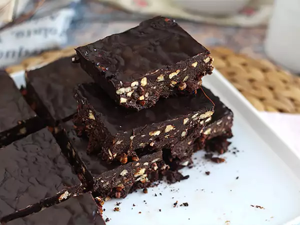 Recept Brawnie - nyers datolyás brownie