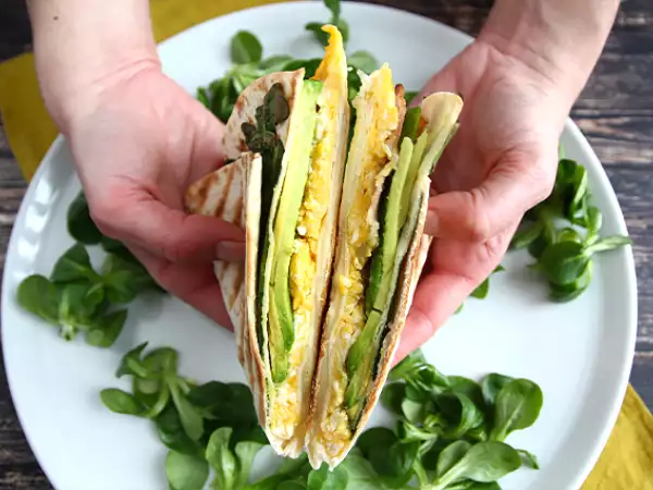 Recept Brunch-stílusú pirított wrap - tortilla wrap hack