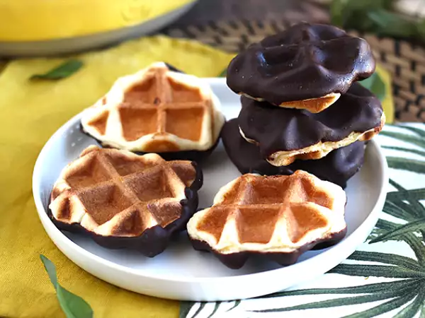 Recept Mini csokoládé gofri
