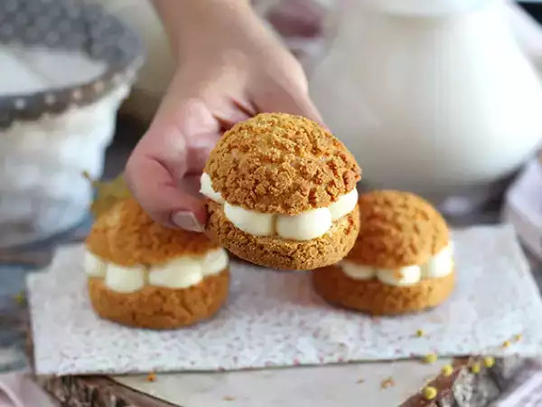 Recept Vaníliás krémes kekszes puffancsok