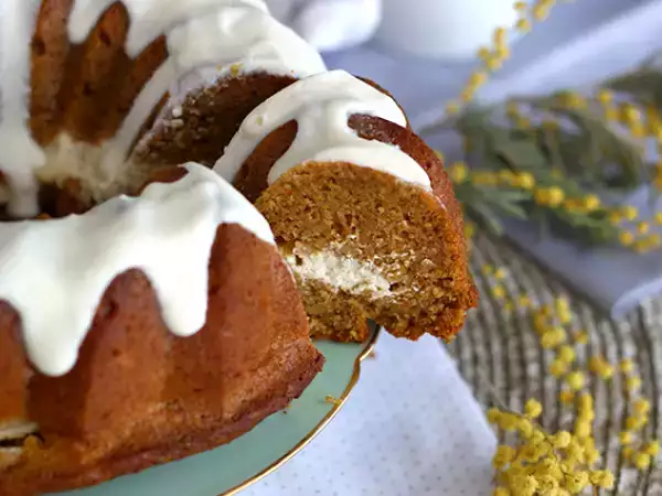 Recept Sárgarépa piskóta sajttorta töltelékkel