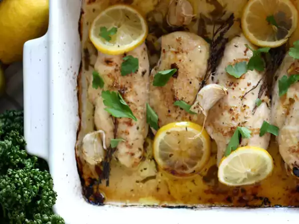 Recept Sült citromos csirke