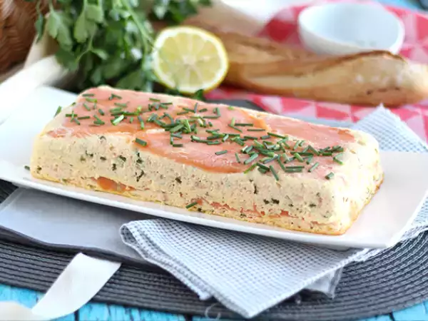Recept Friss lazac és füstölt lazac terrine