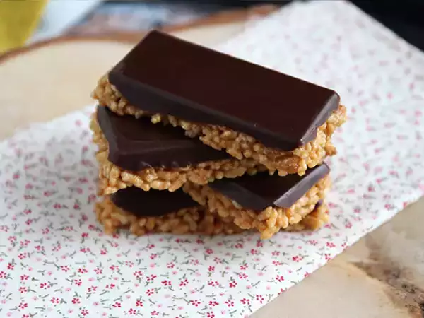 Recept Puffasztott rizs müzliszelet mogyoróval