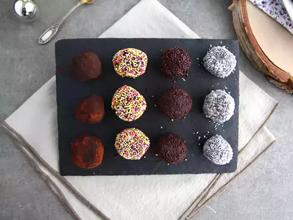 Recept Csokoládéval bevont szarvasgomba