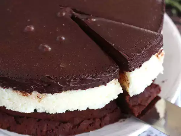 Recept Bounty brownie
