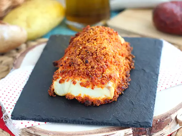 Recept Tőkehal chorizo kéregben