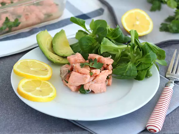 Recept Citromban pácolt lazac