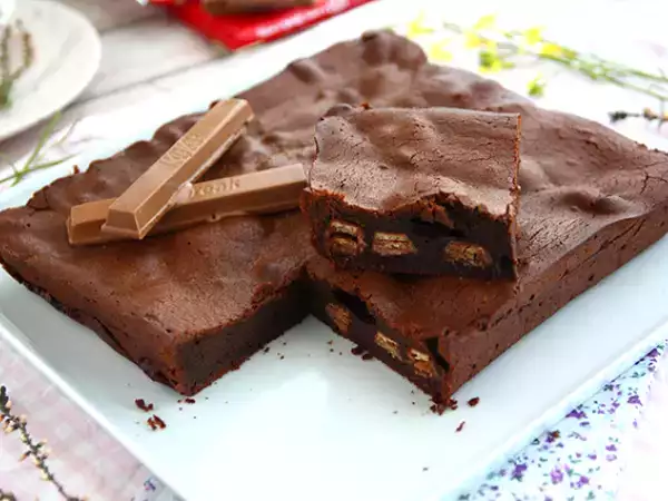 Recept Brownie kit kat ® -val