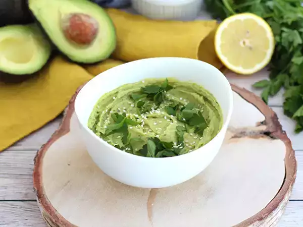 Recept Avokádó hummusz