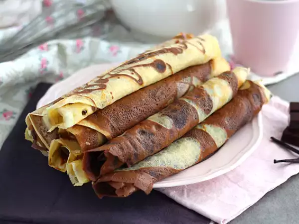 Recept Vanília és csokoládé márványos palacsinta