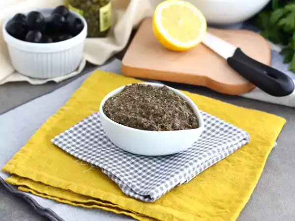 Recept Gyors tapenade fekete olajbogyóval