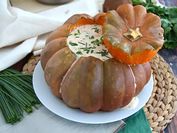 Recept Tök garnélarákkal - brazil camarão na moranga