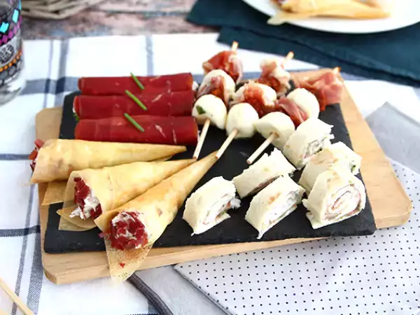 Recept Szárított húsos aperitifek kvartettje