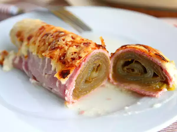 Recept Sonkás endívia gratin