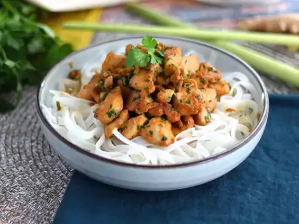 Recept Csirke gyömbérrel és citromfűvel