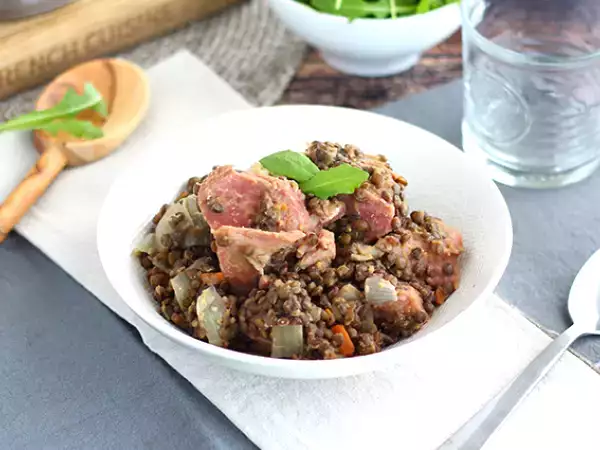 Recept Sózott lencse