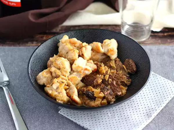 Recept Borjúcomb morzsával
