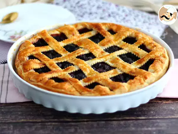 Recept Leveles tészta torta cseresznyével
