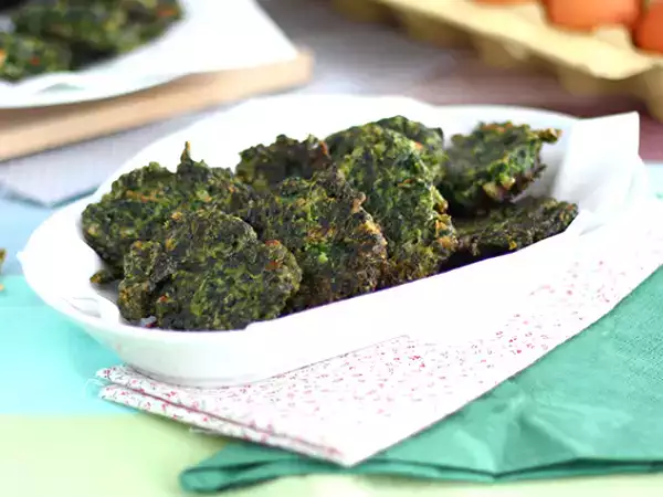 Recept Könnyű spenótos fánkok