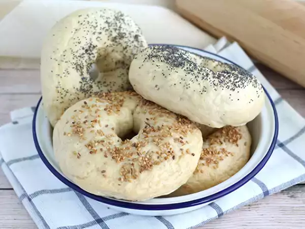 Recept Házi készítésű bagel