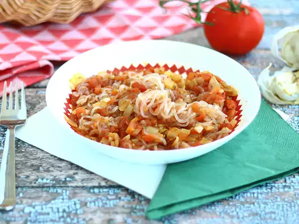Recept Konjac spagetti provence-i stílusban