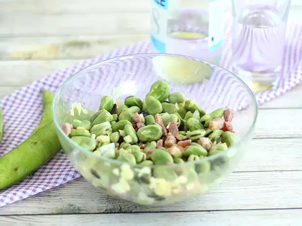 Recept Babsaláta szalonnával