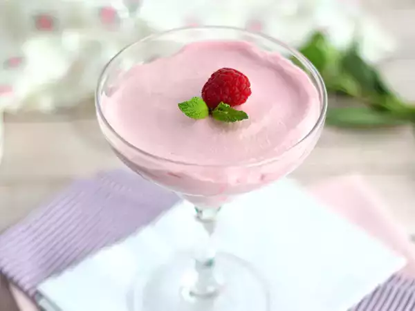 Recept Málna mousse