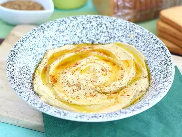 Recept Krémes libanoni humusz