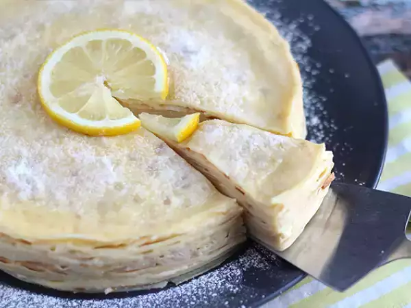Recept Citromos palacsinta torta