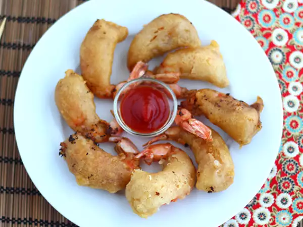 Recept Garnélarák fánkok