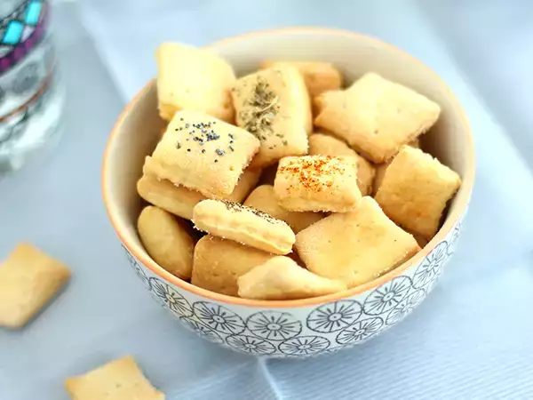 Recept Házi készítésű aperitif keksz