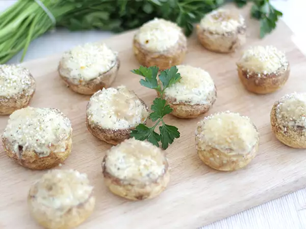 Recept Töltött gomba aperitifként