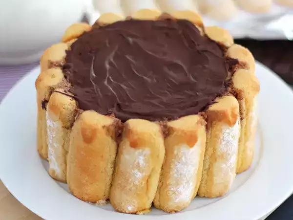 Recept Charlotte csokoládé