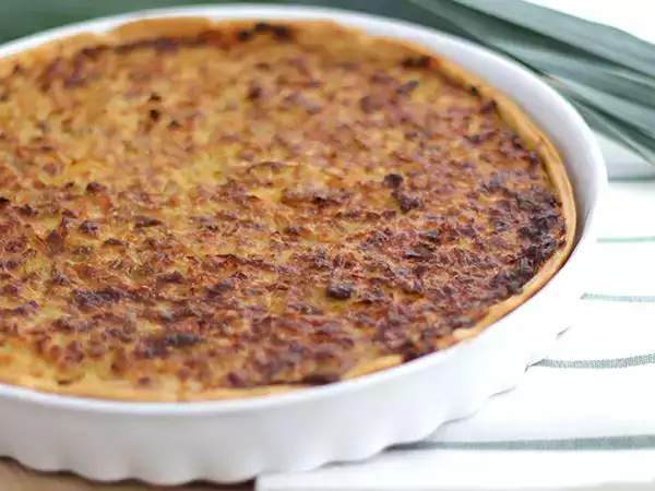 Recept Póréhagymás lepény (6 egyszerű lépés és videó)