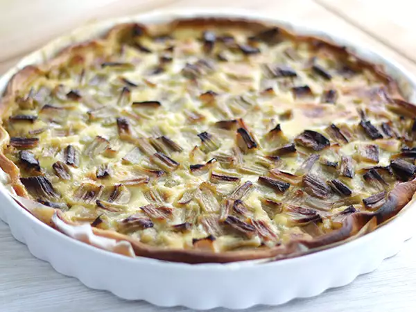 Recept Könnyű rebarbara torta