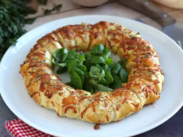 Recept Lazac és mustáros leveles tészta