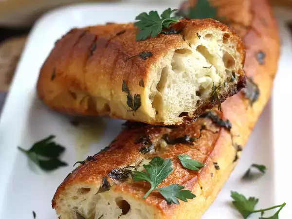Recept Fokhagymás és petrezselymes kenyér