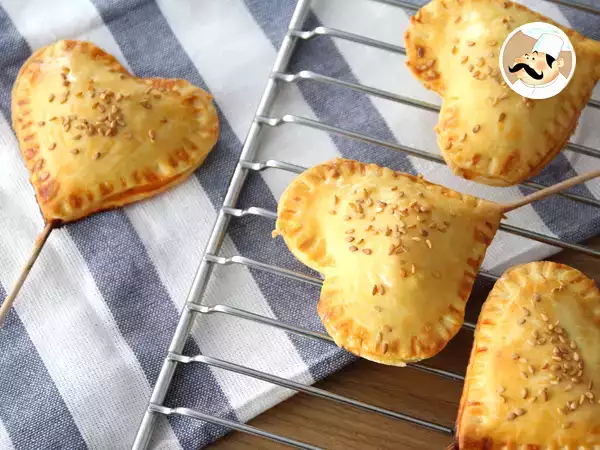 Recept Szív alakú pie pops valentin-napra
