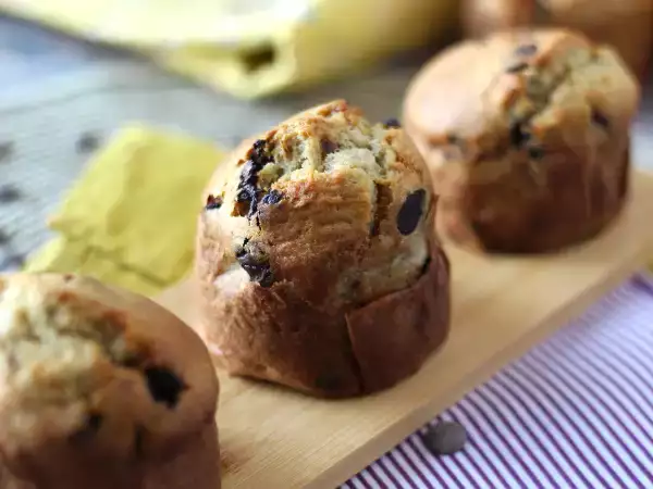Recept Extra ínyenc banános és csokis muffinok