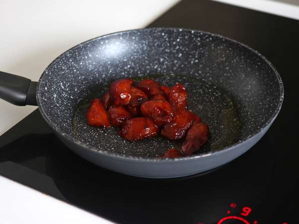 Hogyan kell főzni buldak habanero lime tésztát, recept pácolt csirkével! - Előkészítés lépés 5