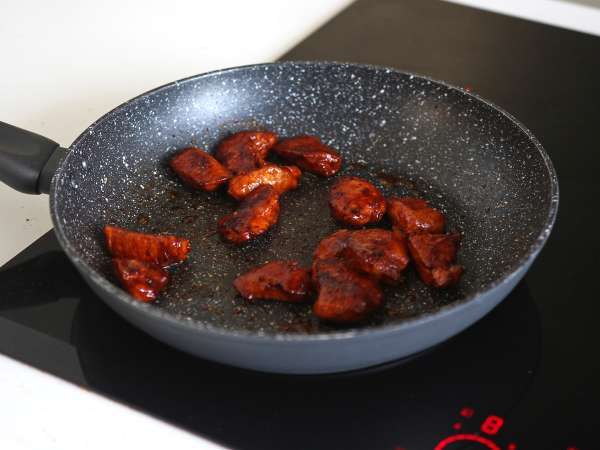 Hogyan kell főzni buldak habanero lime tésztát, recept pácolt csirkével! - Előkészítés lépés 6
