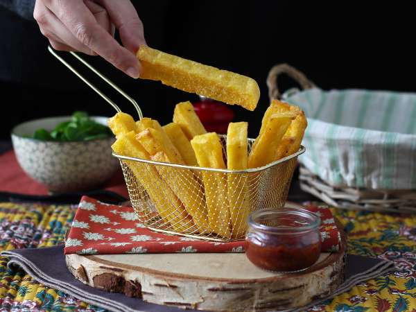 Bűntudatmentes sült polenta: ropogós, aranyszínű és tökéletes az Air Fryerben! - Előkészítés lépés 7